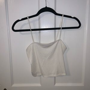 White crop top